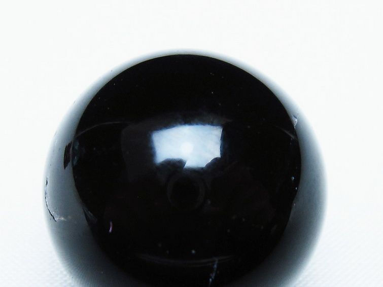 モリオン 純天然 黒水晶 丸玉 29mm [T220-9439] 2枚目