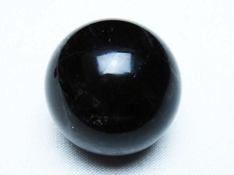モリオン丸玉　パワーストーン　鑑賞石　天然石　自然石　原石　黒水晶 パワーストーン 天然石 モリオン 純天然 黒水晶 丸玉 30mm [T220