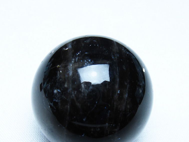 モリオン 純天然 黒水晶 丸玉 34mm [t220-9862] 2枚目