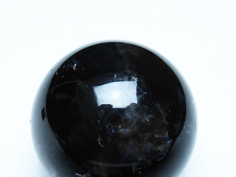モリオン 純天然 黒水晶 丸玉 35mm [t220-9960] 2枚目