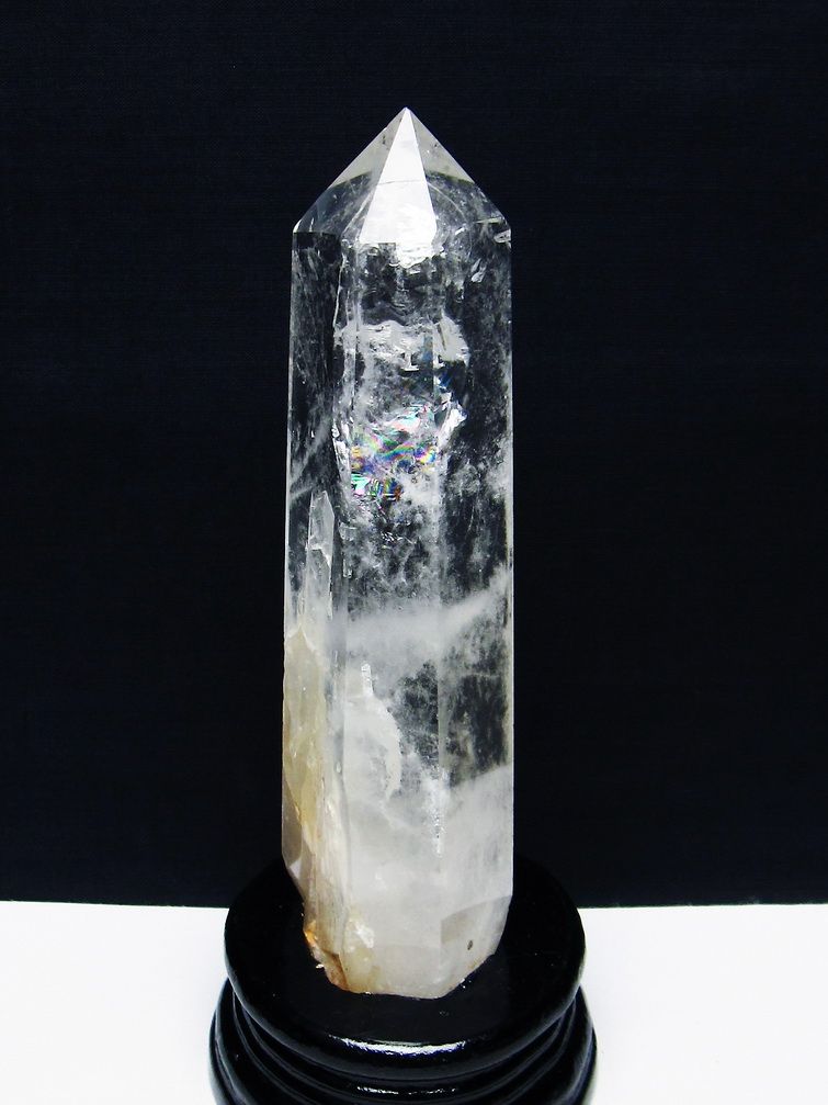 虹入りヒマラヤ水晶六角柱 [t222-2518] 1枚目