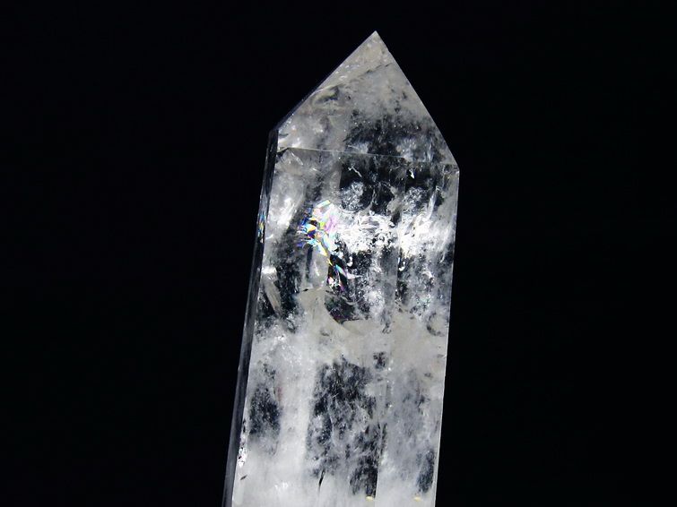 虹入りヒマラヤ水晶六角柱 [t222-2518] 2枚目