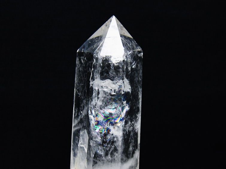虹入りヒマラヤ水晶六角柱 [t222-2518] 3枚目
