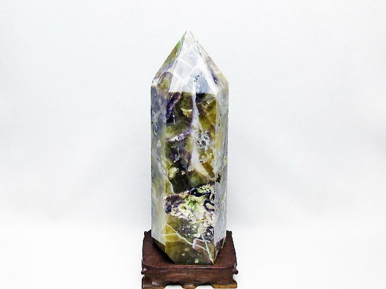 1.9Kgアメリカ　ユタ州産ティファニーストーン六角柱 [t222-2679] 1枚目