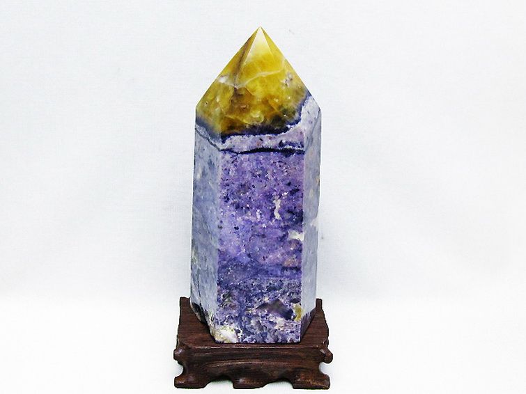 1.1Kgアメリカ　ユタ州産ティファニーストーン六角柱 [t222-2717] 1枚目