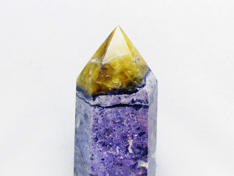 1.1Kgアメリカ　ユタ州産ティファニーストーン六角柱 [t222-2717] 2枚目