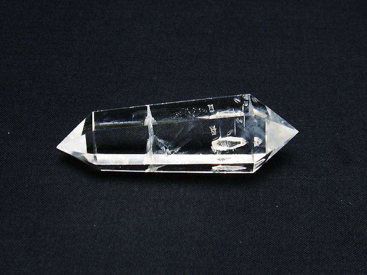 水晶 ダブルポイント[T223-2779] 1枚目