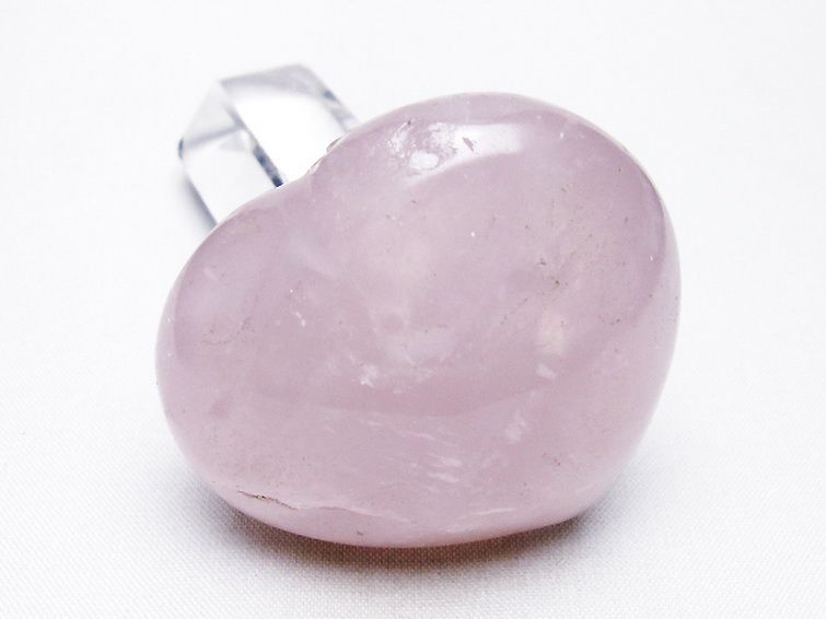 ローズクォーツハート置物[T225-8319] 1枚目
