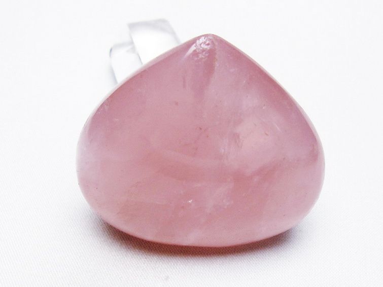 ローズクォーツハート置物[T225-8330] 2枚目