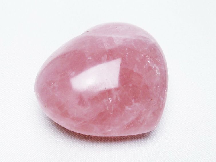 ローズクォーツハート置物[T225-8335] 3枚目