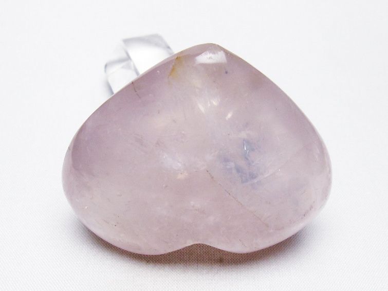 ローズクォーツハート置物[T225-8340] 2枚目