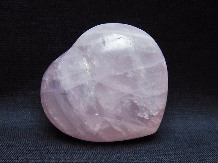 ローズクォーツハート置物 [t225-8606] 2枚目