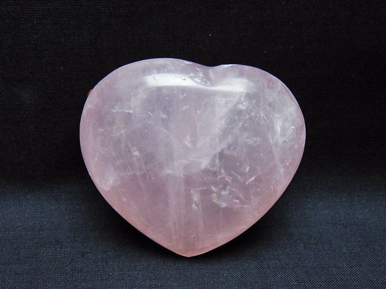 ローズクォーツハート置物 [t225-8623] 1枚目