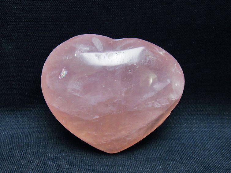 ローズクォーツハート置物 [t225-8631] 1枚目