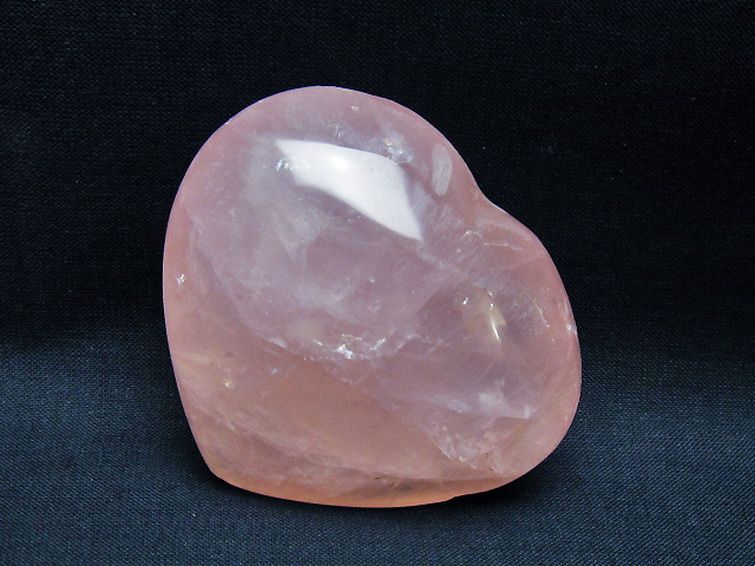 ローズクォーツハート置物 [t225-8631] 2枚目