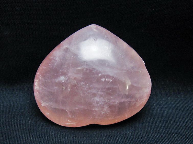 ローズクォーツハート置物 [t225-8631] 3枚目