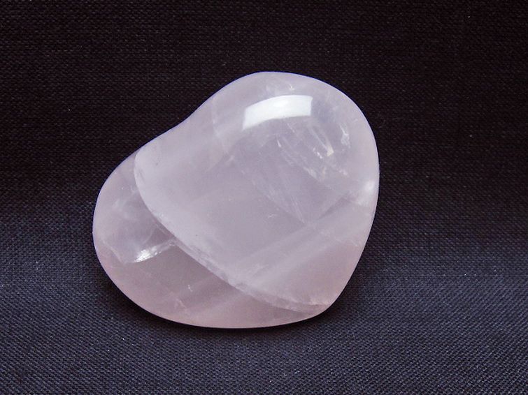 ローズクォーツハート置物 [t225-8651] 2枚目