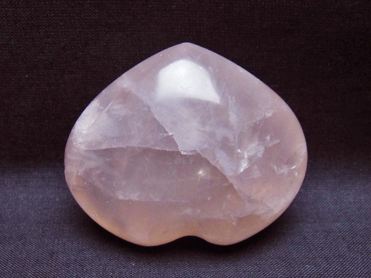 ローズクォーツハート置物 [t225-8687] 3枚目