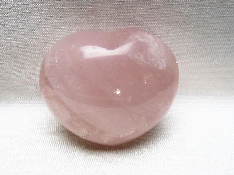 ローズクォーツハート置物 [t225-8751] 1枚目