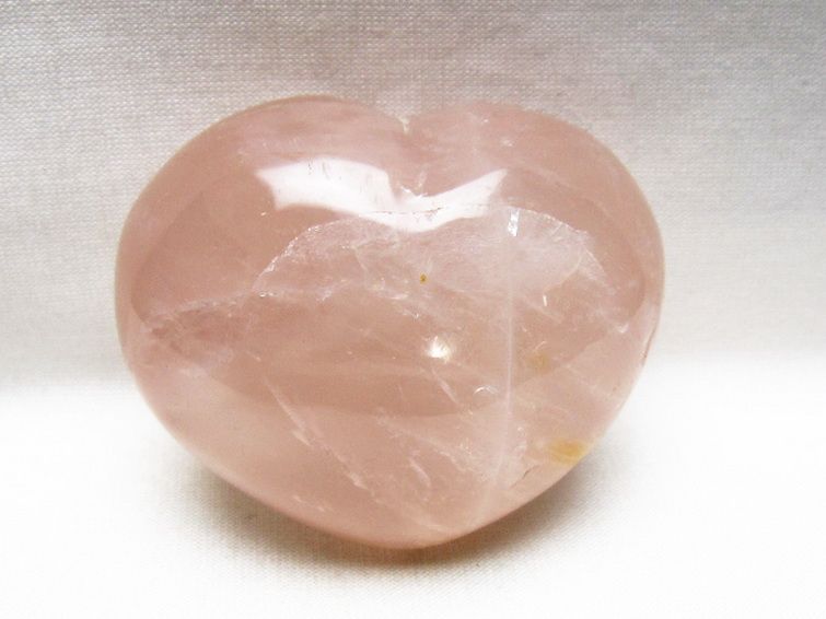 ローズクォーツハート置物 [t225-8762] 1枚目