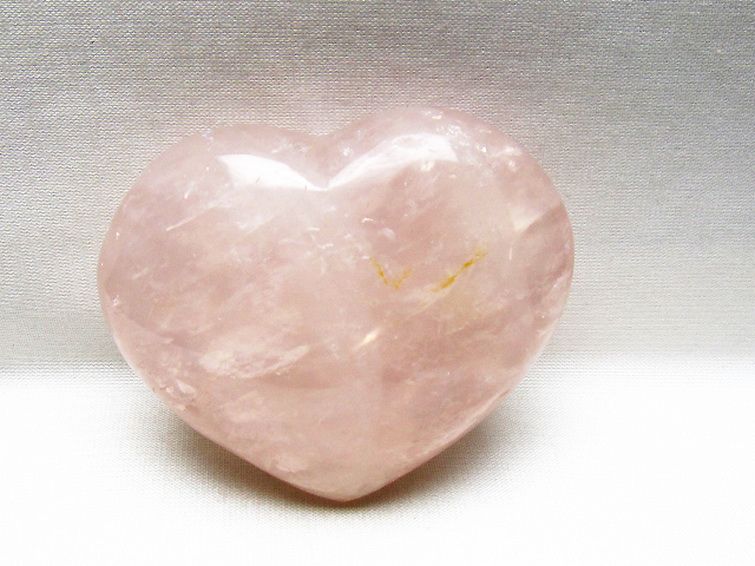 ローズクォーツハート置物 [t225-8774] 1枚目