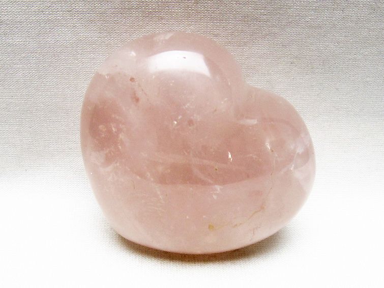 ローズクォーツハート置物 [t225-8787] 3枚目