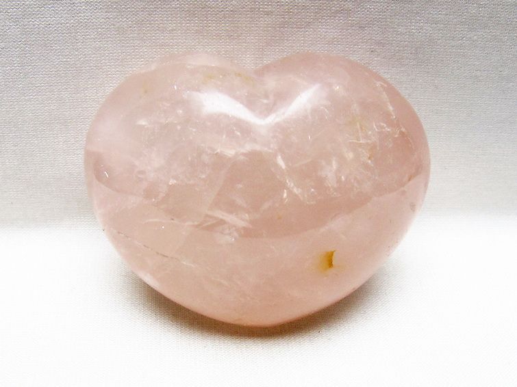 ローズクォーツハート置物 [t225-8798] 1枚目