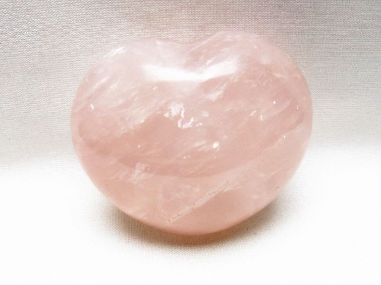 ローズクォーツハート置物 [t225-8805] 1枚目