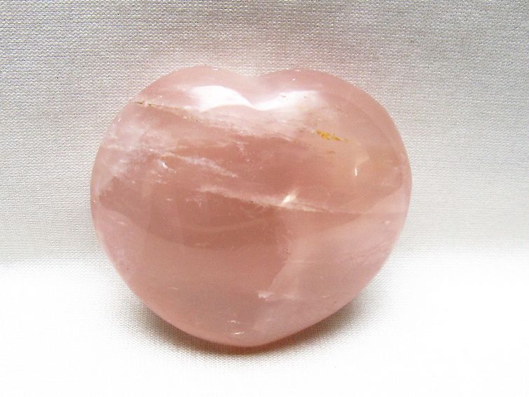 ローズクォーツハート置物 [t225-8812] 1枚目