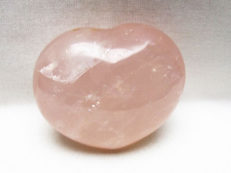 ローズクォーツハート置物 [t225-8827] 1枚目