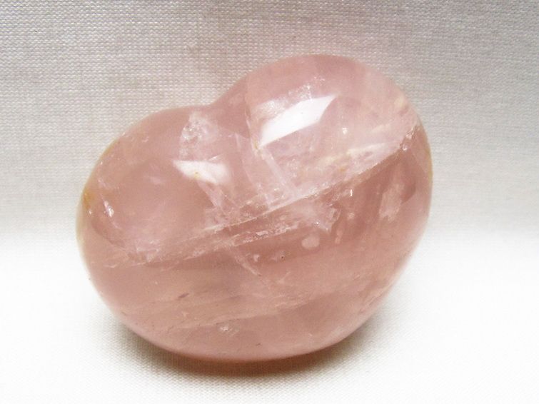 ローズクォーツハート置物 [t225-8833] 3枚目