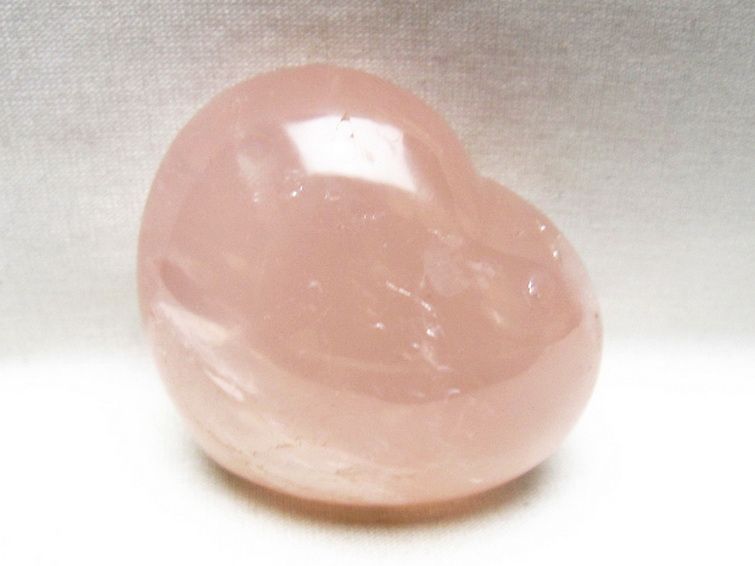 ローズクォーツハート置物 [t225-8841] 3枚目