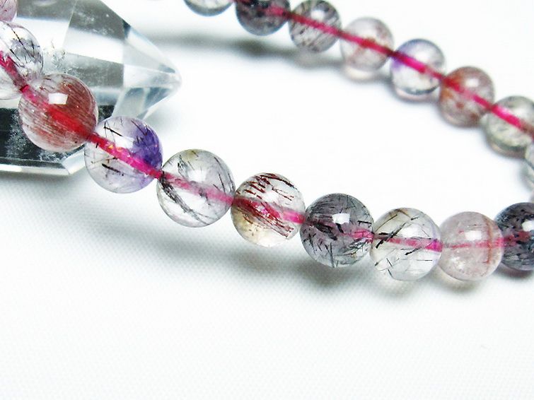 【紫の錬金術】セイントジャーメインの奇跡ブレスレット✨【人生リセットブレス✨】 パワーストーン 天然石 セイクリッドセブンブレスレット 8mm