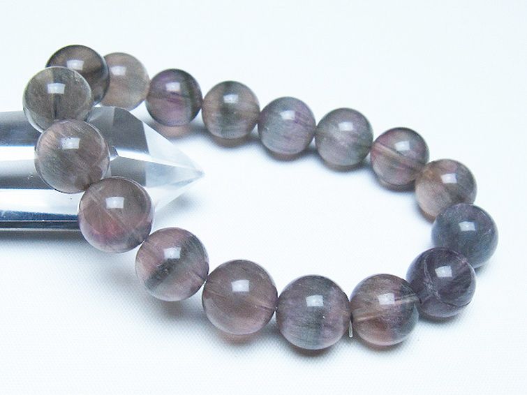 フローライト ブレスレット 12mm [T227-2405] 1枚目