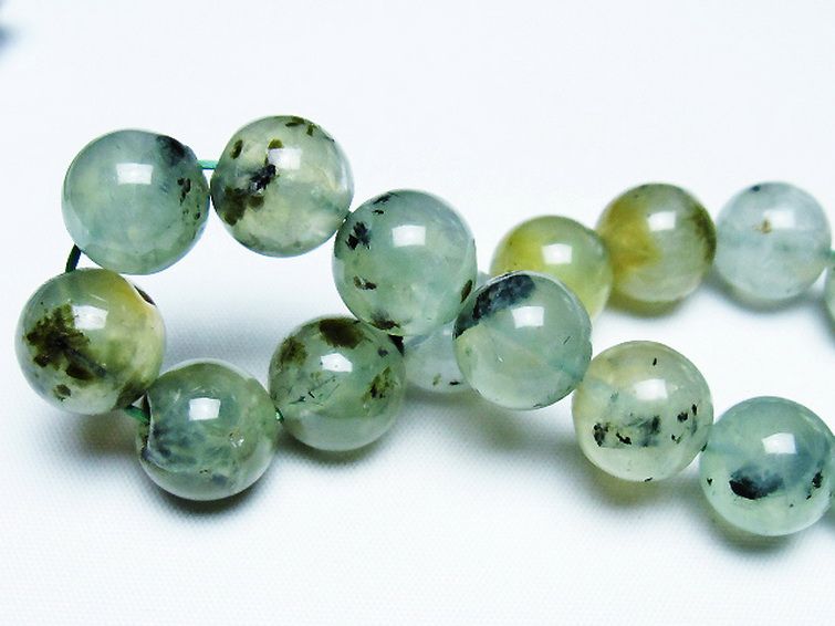 ルチル入りプレナイトブレスレット 13mm [T228-4513] 2枚目