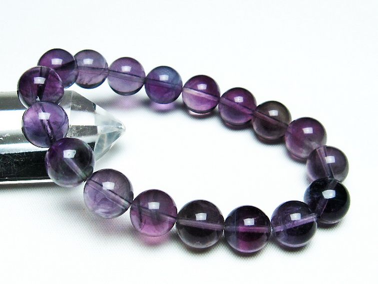 フローライト ブレスレット 11mm [t229-4659] 1枚目