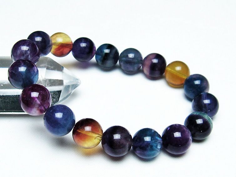 フローライト ブレスレット 11mm [t229-4860] 1枚目