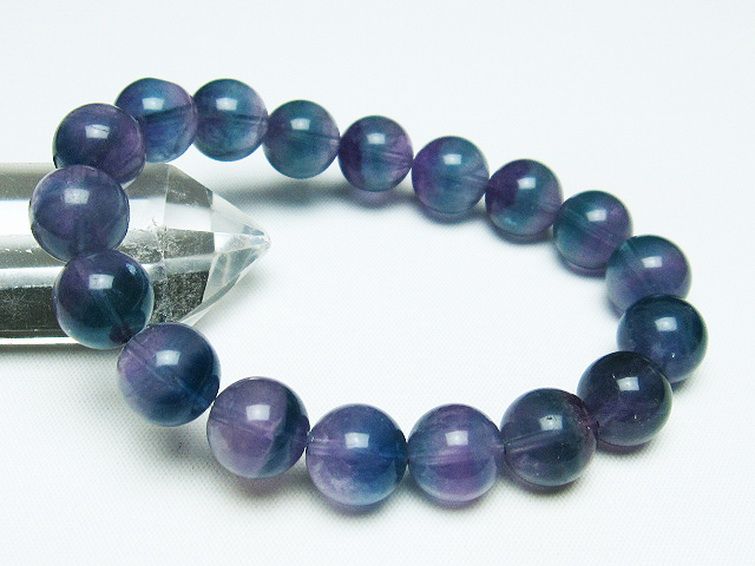 フローライト ブレスレット 12mm [t229-5006] 1枚目