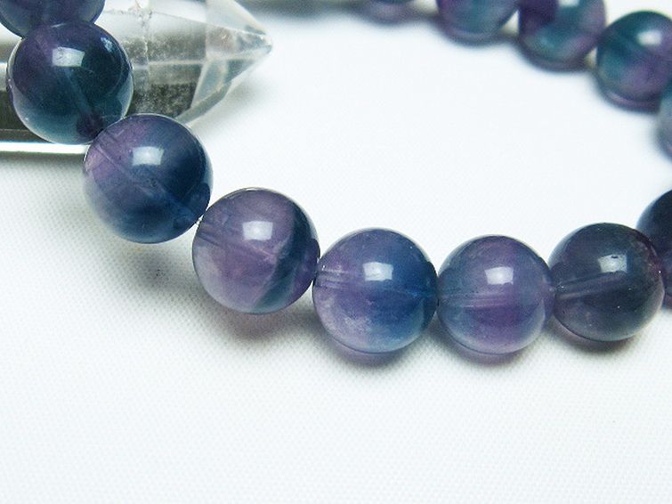 フローライト ブレスレット 12mm [t229-5006] 3枚目