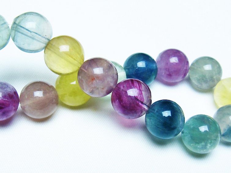 フローライト ブレスレット 12mm [t229-5364] 2枚目