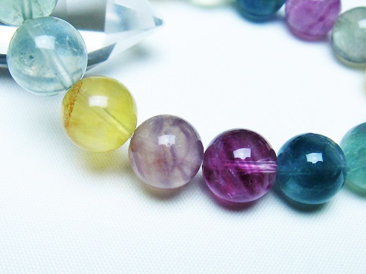 フローライト ブレスレット 12mm [t229-5364] 3枚目