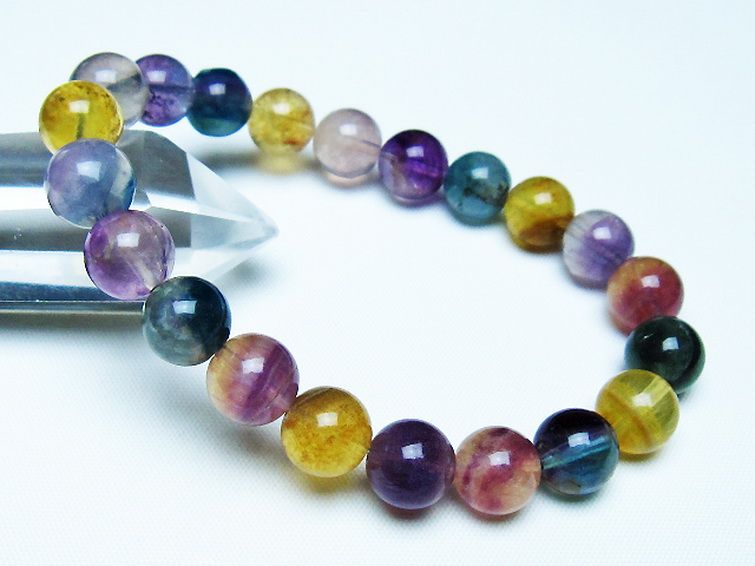 フローライト ブレスレット 10mm [t229-5393] 1枚目