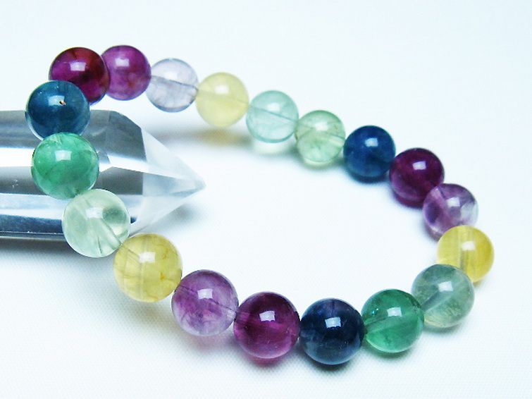 フローライト ブレスレット 10mm [t229-5404] 1枚目