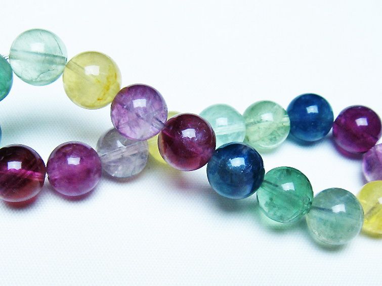 フローライト ブレスレット 10mm [t229-5404] 2枚目