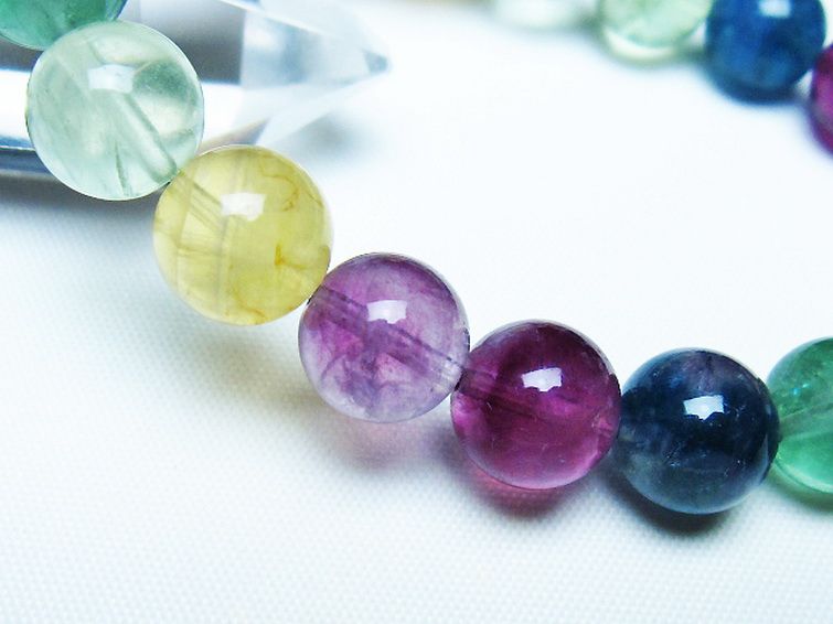 フローライト ブレスレット 10mm [t229-5404] 3枚目