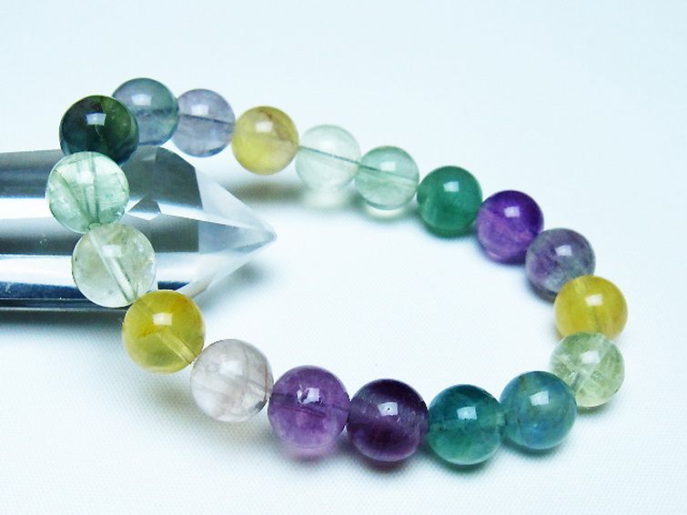 フローライト ブレスレット 10mm [t229-5413] 1枚目