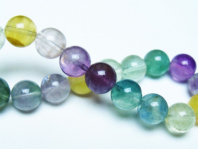 フローライト ブレスレット 10mm [t229-5413] 2枚目