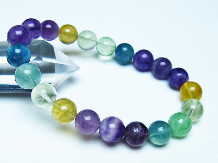 フローライト ブレスレット 10mm [T229-5418] 1枚目