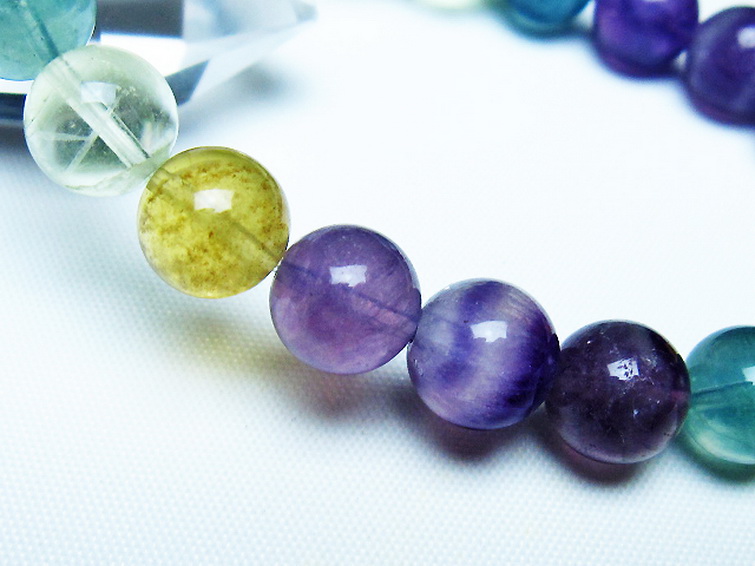 フローライト ブレスレット 10mm [T229-5418] 3枚目