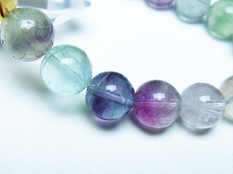 フローライト ブレスレット 10mm [T229-5421] 3枚目